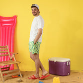 Neon Seahorse Swim Short